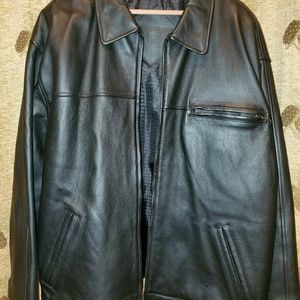 Mens leather jacket
